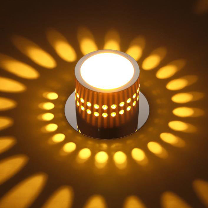 Modern Creative Round Spotlight Aluminum LED Flush Mount Ceiling Light