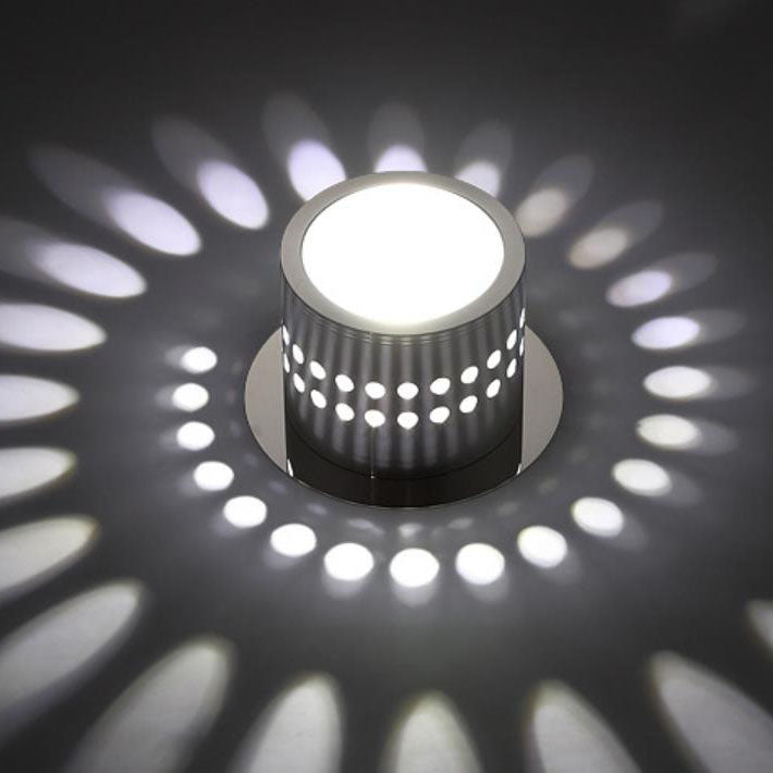 Modern Creative Round Spotlight Aluminum LED Flush Mount Ceiling Light