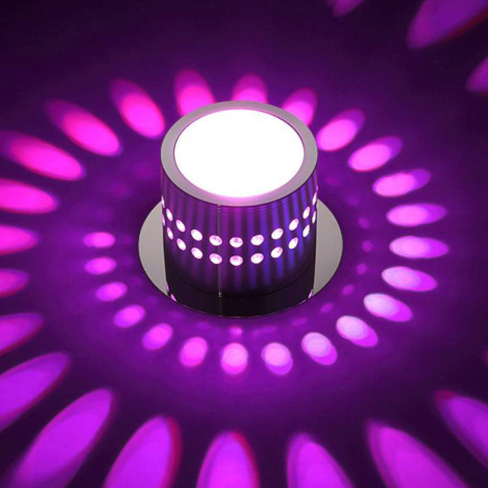 Modern Creative Round Spotlight Aluminum LED Flush Mount Ceiling Light