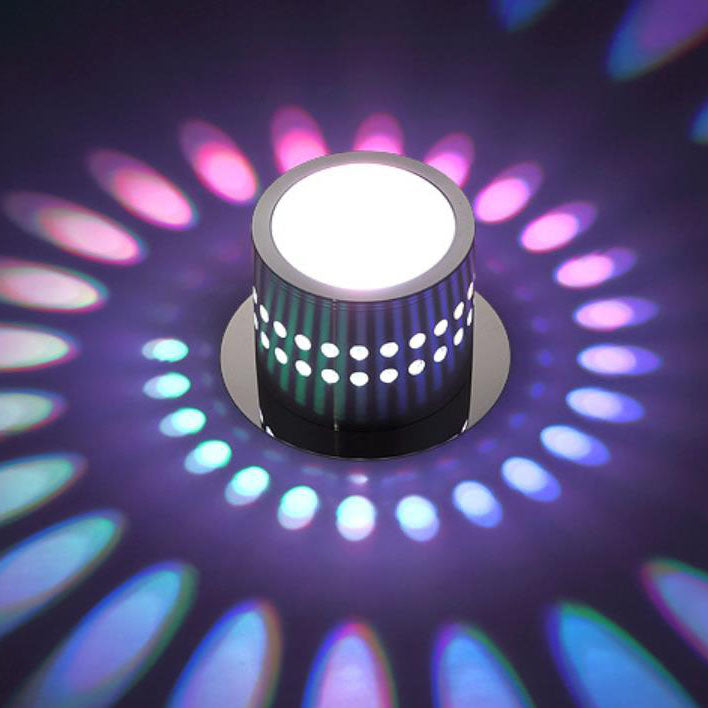 Modern Creative Round Spotlight Aluminum LED Flush Mount Ceiling Light
