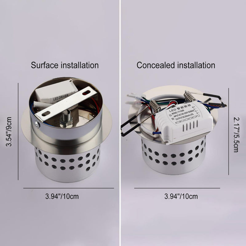Modern Creative Round Spotlight Aluminum LED Flush Mount Ceiling Light