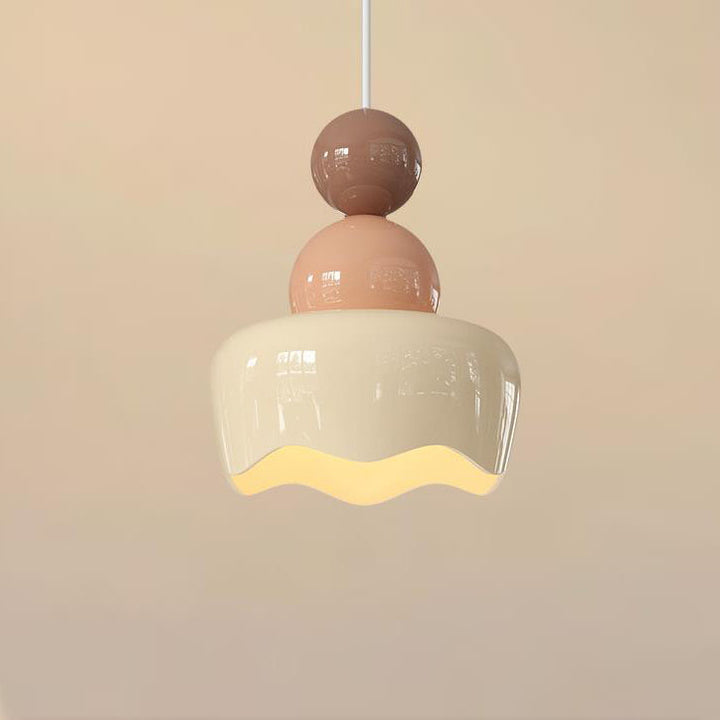 Moderner Macaron-Globus Vollspektrum 1-Licht Pendelleuchte 
