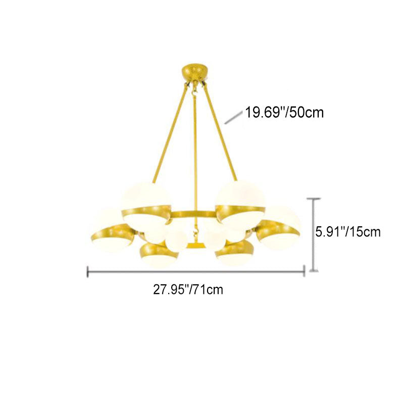 Nordic Creative Straight Row LED-Kronleuchter 