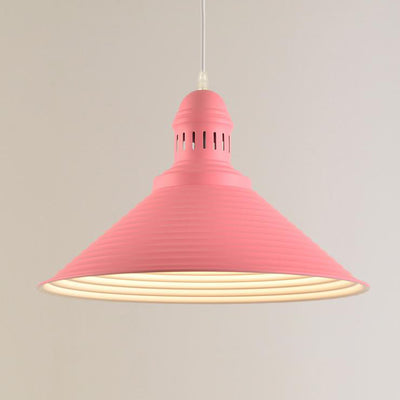 Skandinavisch moderner minimalistischer Kegel Eisen 1-Licht Pendelleuchte 
