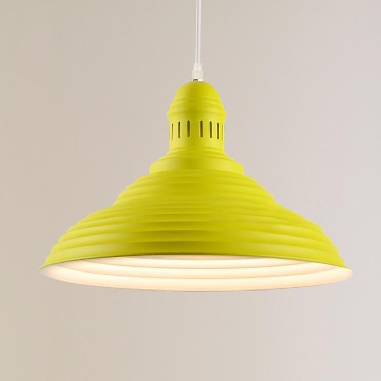 Skandinavisch moderner minimalistischer Kegel Eisen 1-Licht Pendelleuchte 