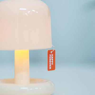 Modern Minimalist Decorative Mushroom Plastic USB LED Table Lamp