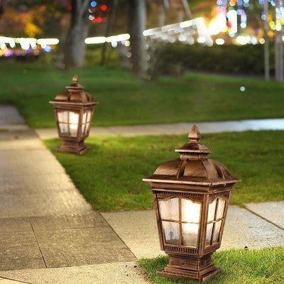 Moderne wasserdichte Solar-LED-Garten-Rasen-Licht-Außenleuchte 