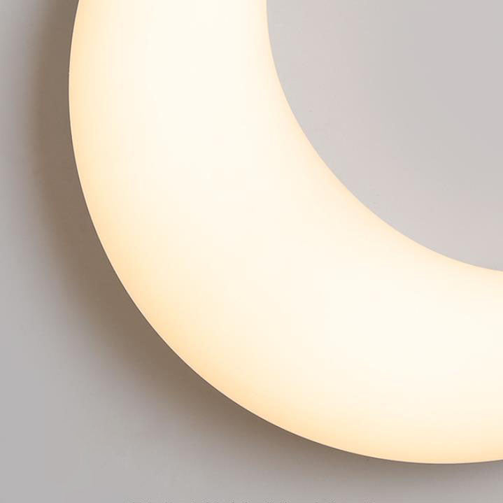 مصباح حائط LED أكريليك حديث إبداعي على شكل قمر 