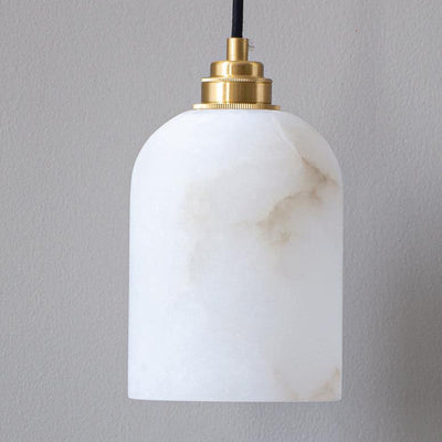 Nordic Light Luxury Marble Column Copper 1-Light Wall Sconce Lamp