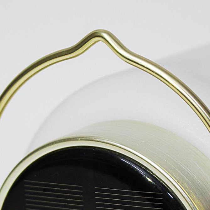 Lampe LED extérieure de camping à polygone matériel portable solaire 
