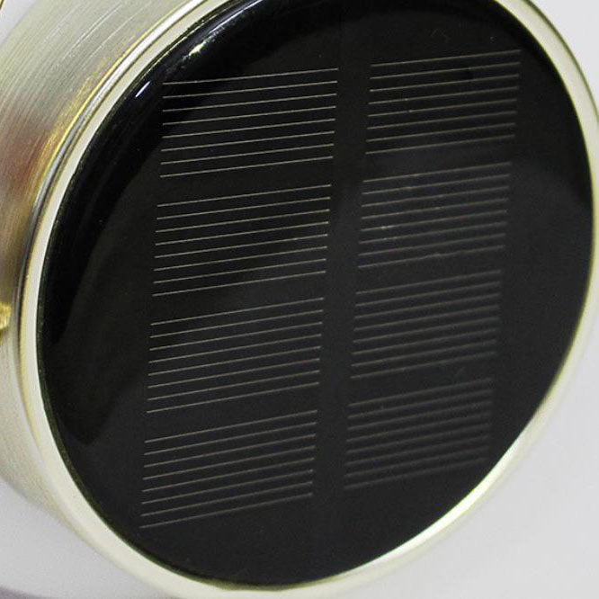 Lampe LED extérieure de camping à polygone matériel portable solaire 