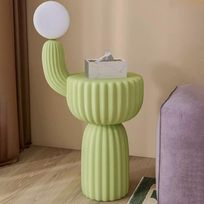 Modern Creative Resin Cactus Decorative 1-Light Standing Floor Lamp