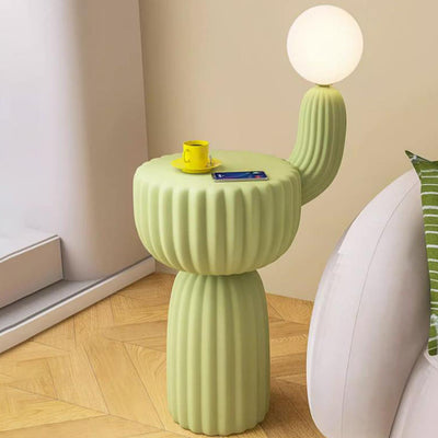 Modern Creative Resin Cactus Decorative 1-Light Standing Floor Lamp