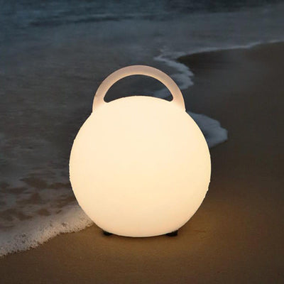 Modern Decorative Round Waterproof Eye Protection PE USB Portable LED Outdoor Lights