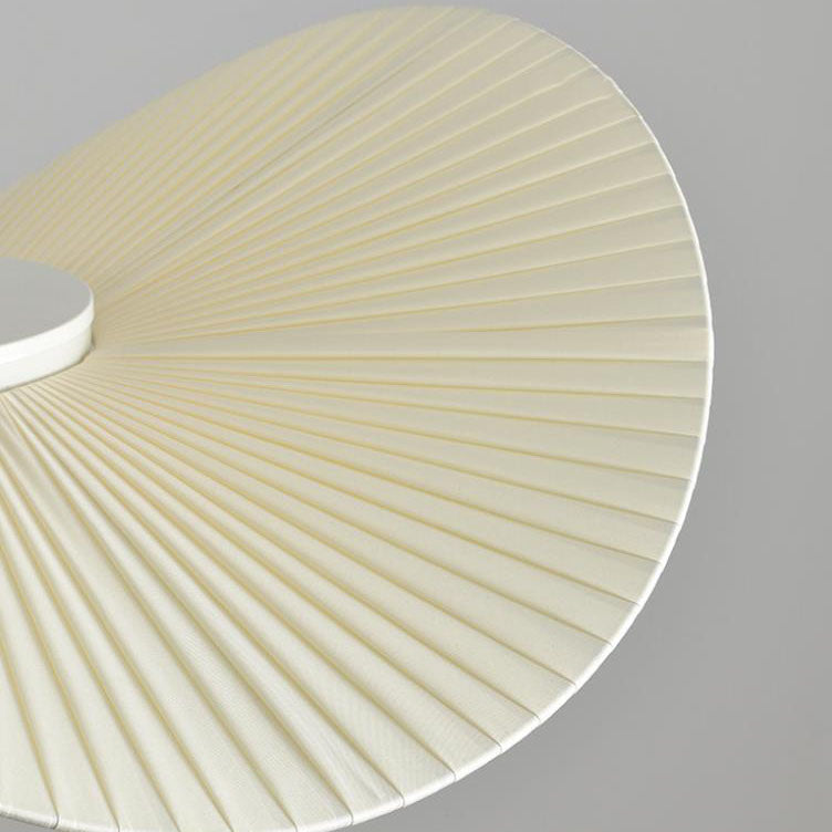 Nordic Creative Acrylic Fabric Straw Hat 1-Light Pendant Light