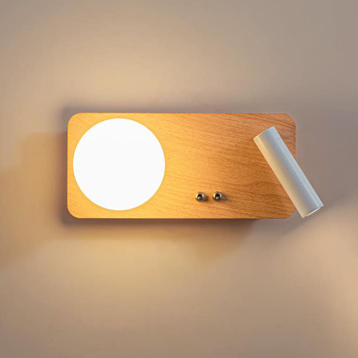 Moderne minimalistische LED-Wandleuchte aus Aluminium 