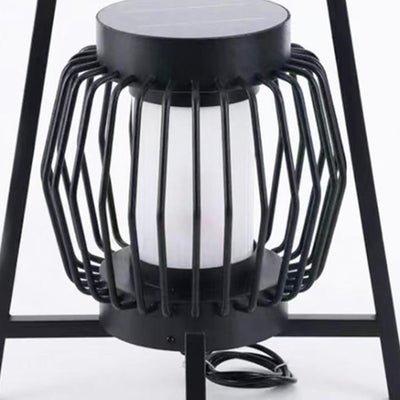 Modern Simple Stainless Steel Cage LED Outdoor Landscape Light