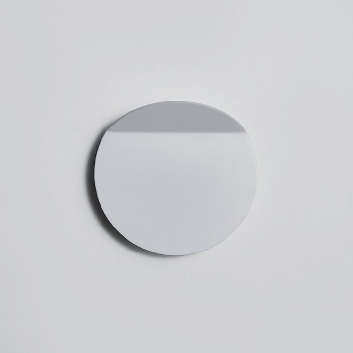 Dänische minimalistische Wandleuchte aus gebürstetem Aluminium mit gefaltetem LED-Disc 