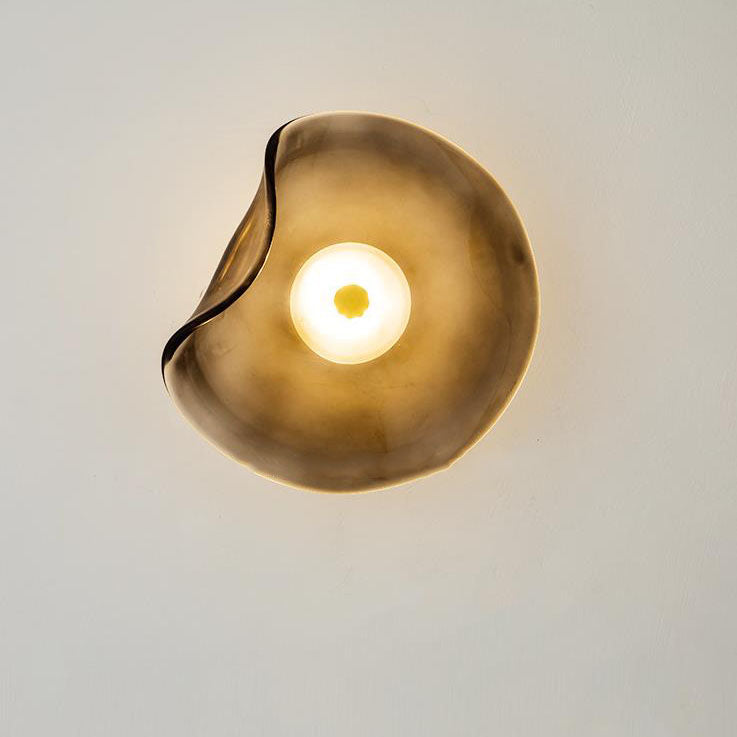 Nordic Modern Minimalist Glas Runde Form LED Wandleuchte 