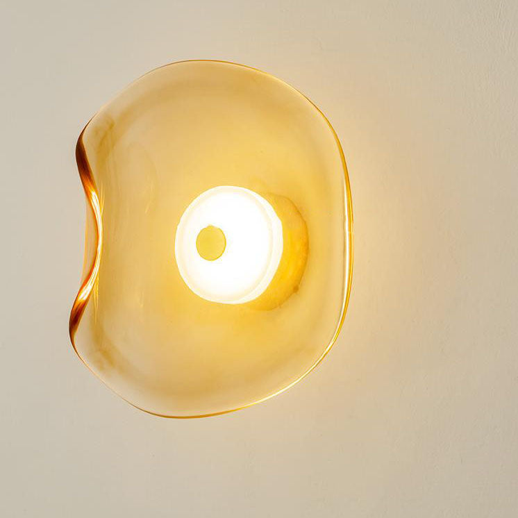 Nordic Modern Minimalist Glas Runde Form LED Wandleuchte 