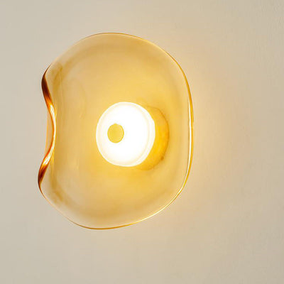 Nordic Modern Minimalist Glass Round Shape LED Wall Sconce Lamp