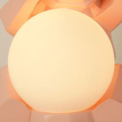 Zeitgenössische kreative Harz-Einhorn-Glaslampe 1-Licht Kinder-Tischlampe für das Schlafzimmer 