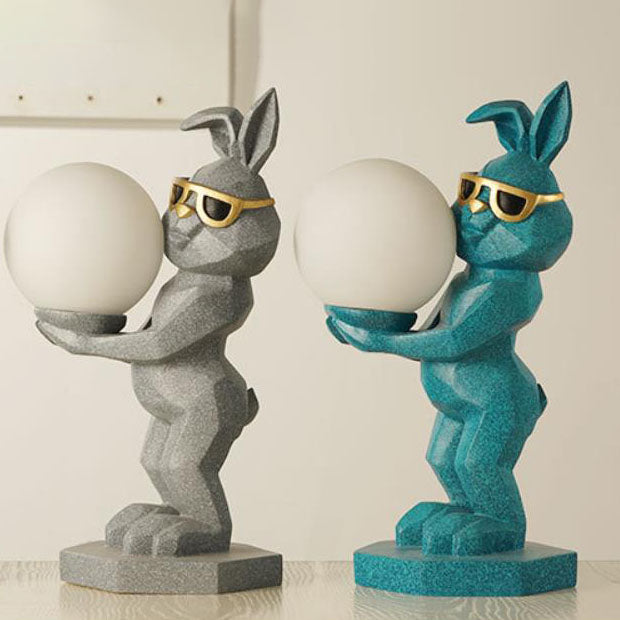 Zeitgenössische kreative Harz-Einhorn-Glaslampe 1-Licht Kinder-Tischlampe für das Schlafzimmer 