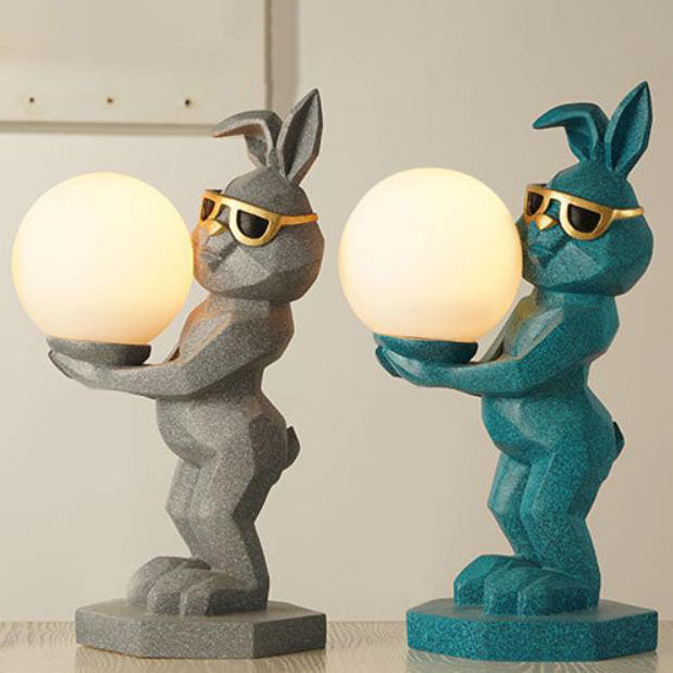 Zeitgenössische kreative Harz-Einhorn-Glaslampe 1-Licht Kinder-Tischlampe für das Schlafzimmer 