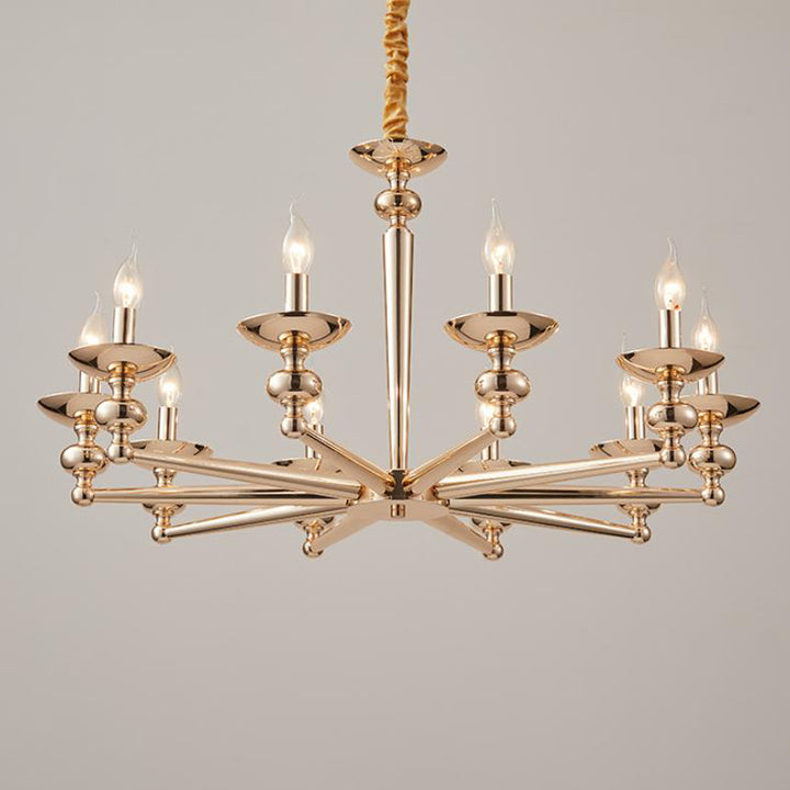 Moderne Luxus Kandelaber Eisen 6/8/10/12/15 Licht Kronleuchter Für Wohnzimmer 