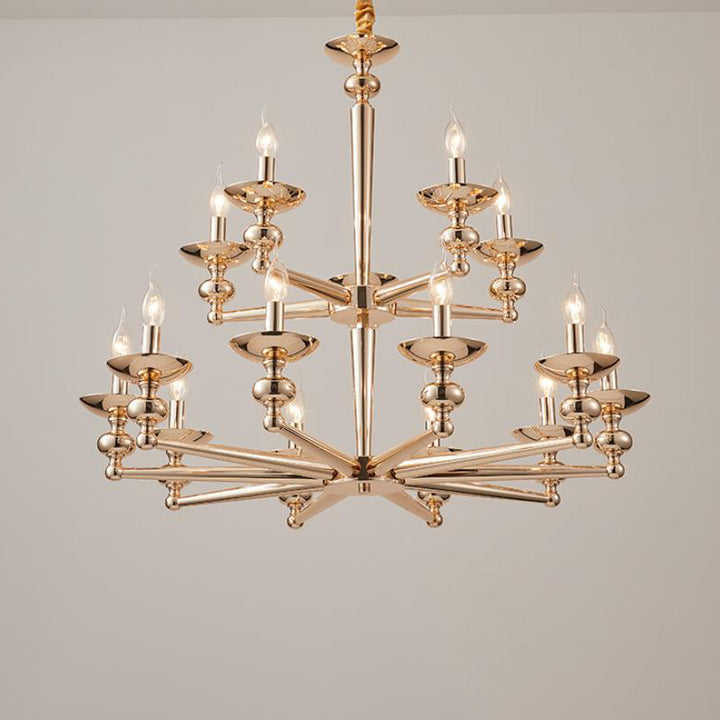 Moderne Luxus Kandelaber Eisen 6/8/10/12/15 Licht Kronleuchter Für Wohnzimmer 