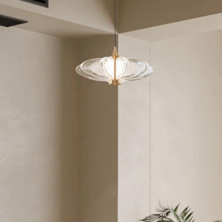 Suspension LED en acier au carbone avec abat-jour en acrylique à carreaux créatifs contemporains pour salon 