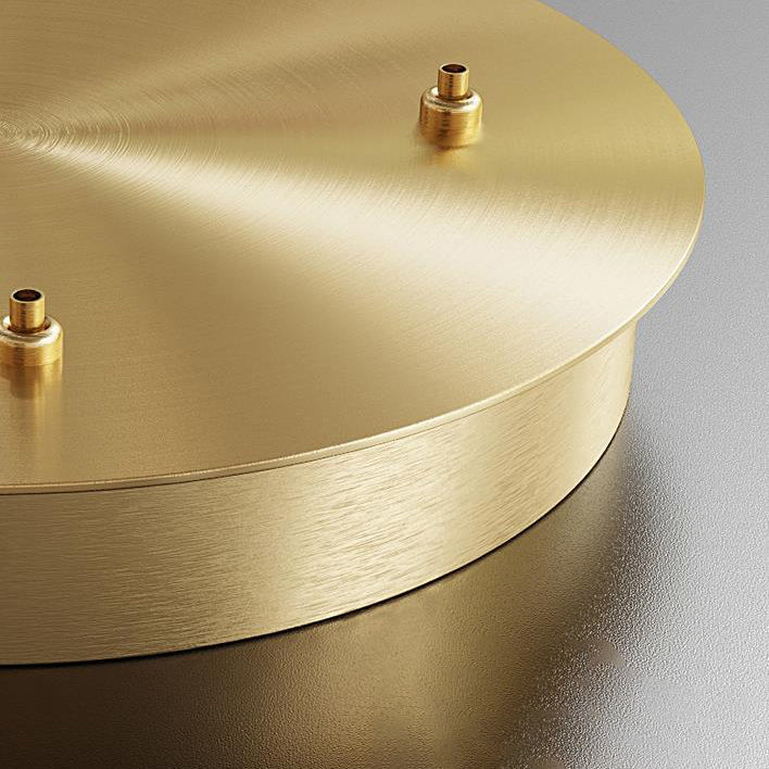 Lustre LED en aluminium et acrylique à plusieurs niveaux, moderne et minimaliste, pour salon 