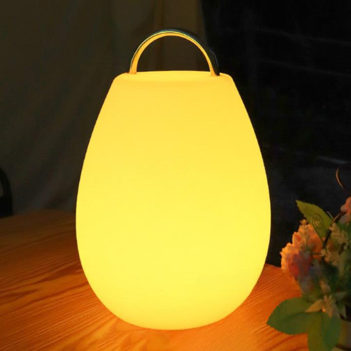 Lanterne portative étanche minimaliste moderne en acier inoxydable PE pour le camping et l&