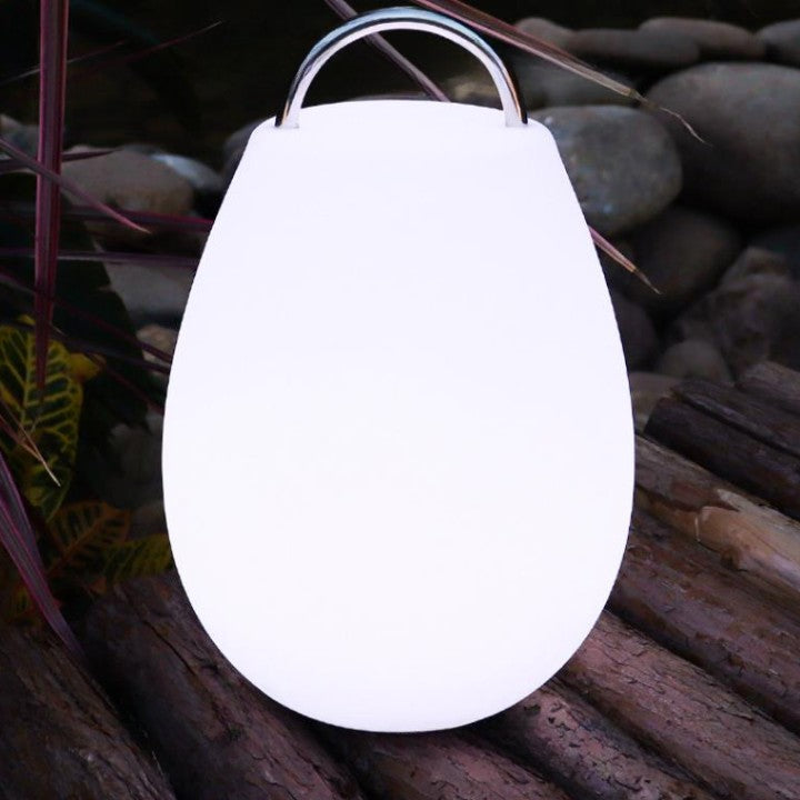 Lanterne portative étanche minimaliste moderne en acier inoxydable PE pour le camping et l&