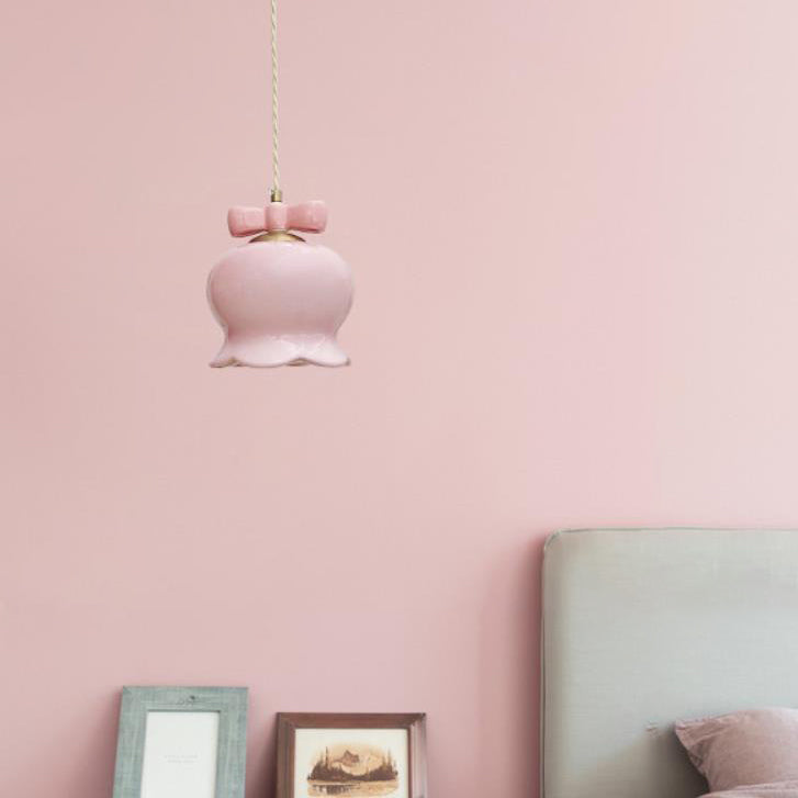 Art déco moderne nœud papillon cloche fleur d&