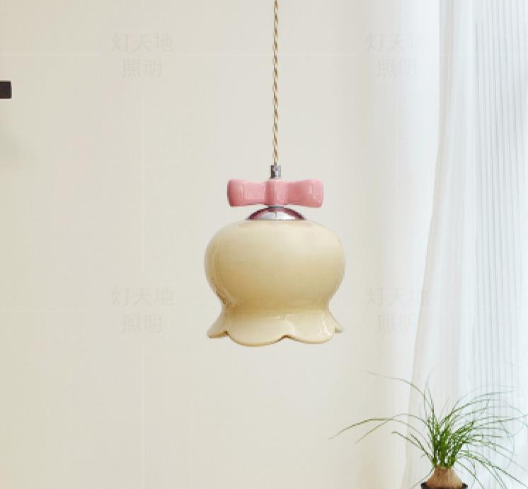 Art déco moderne nœud papillon cloche fleur d&