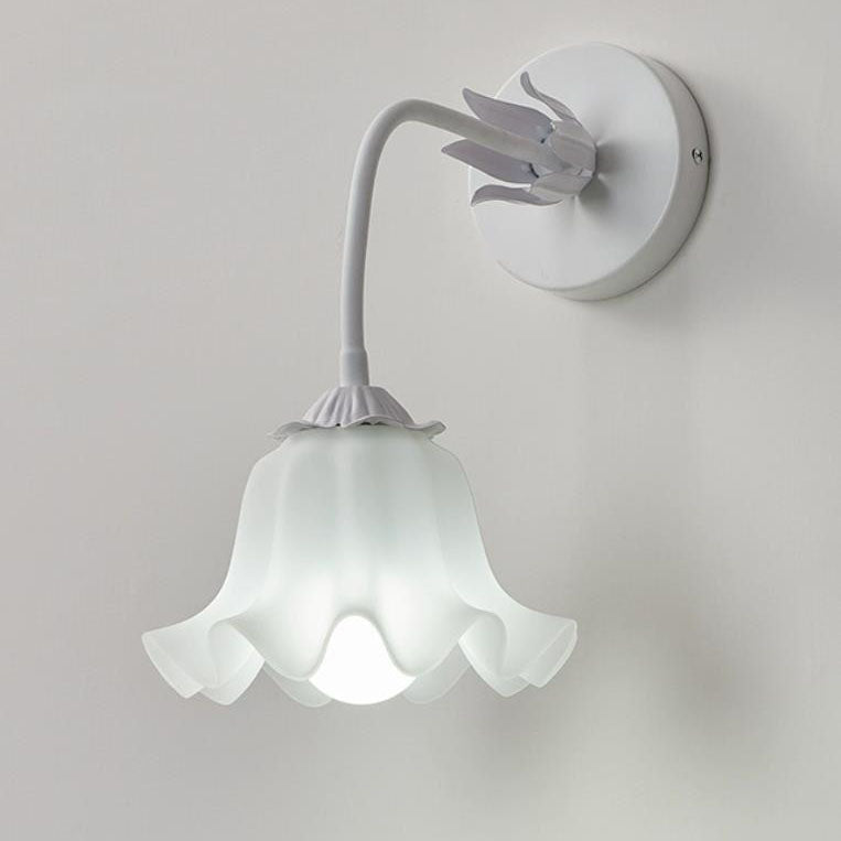 Applique murale 1 lumière avec abat-jour en forme d&