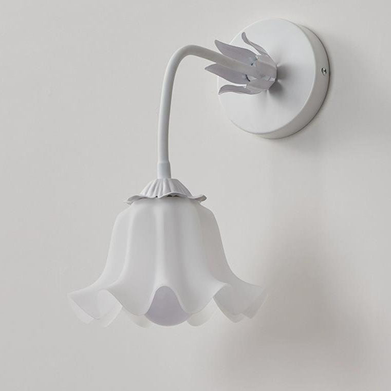 Applique murale 1 lumière avec abat-jour en forme d&