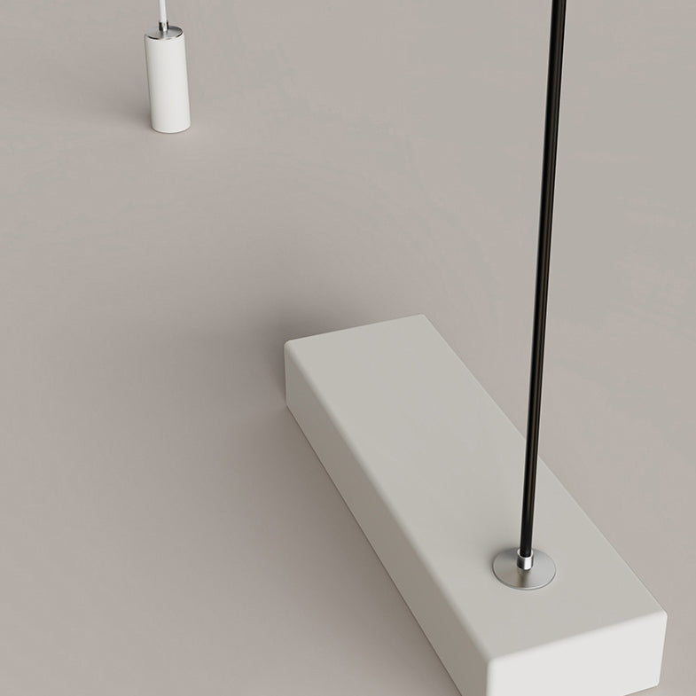 Luz colgante moderna minimalista de aluminio en espiral con tira LED para sala de estar 