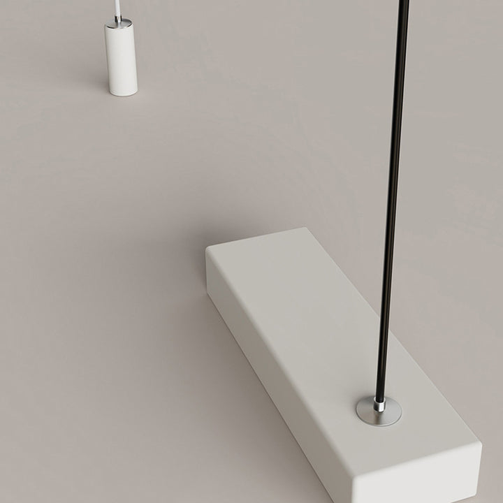 Luz colgante moderna minimalista de aluminio en espiral con tira LED para sala de estar 