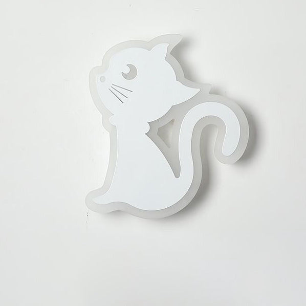 Zeitgenössische kreative Acryl Katze Design Eisen LED Wandleuchte Lampe für Schlafzimmer 