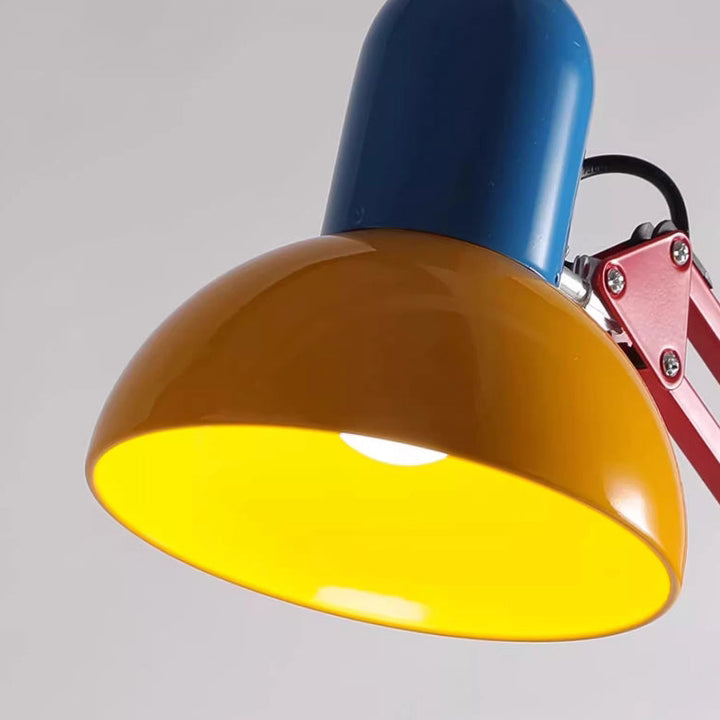 Moderne Einfachheit Memphis Eisen Halbkreis 1-Licht Tischlampe für Studie 