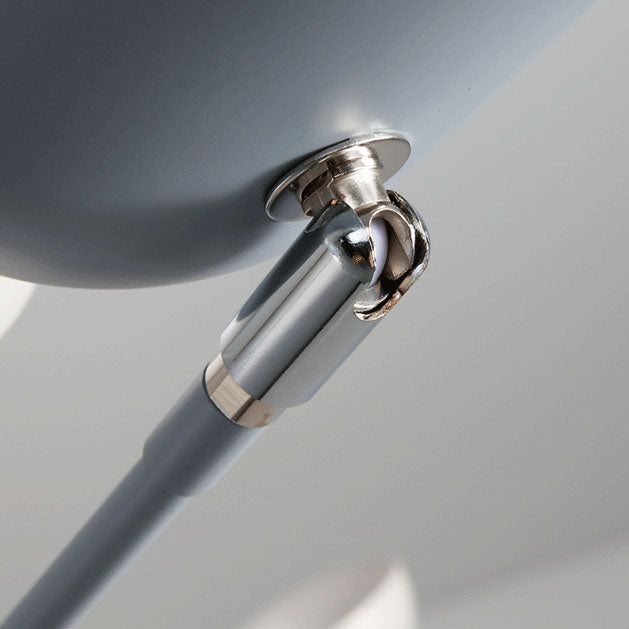 Contemporain Nordique Cylindre en Fer Tasse Rotative Plafonnier Semi-Encastré à 6 Lumières pour Salon 
