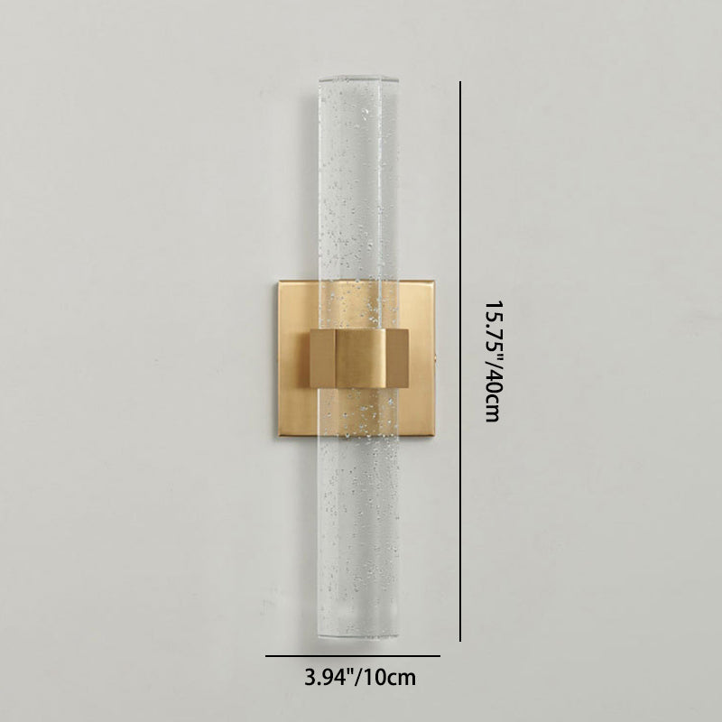 Moderne Luxus Hardware Kristall Streifen Spalte LED Wand Leuchte Lampe Für Nacht 
