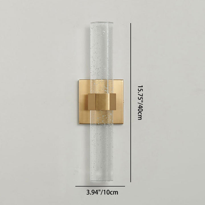 Moderne Luxus Hardware Kristall Streifen Spalte LED Wand Leuchte Lampe Für Nacht 