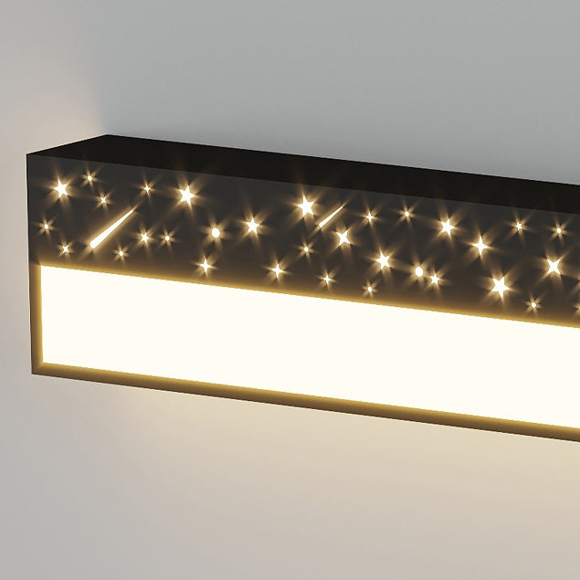 Moderne minimalistische Rechteck Eisen Acryl LED Wandleuchte Lampe für Wohnzimmer 