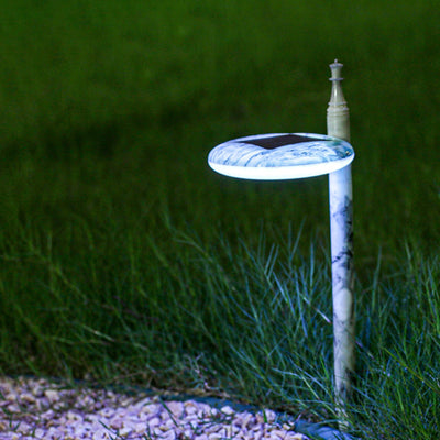 Traditionelle chinesische wasserdichte runde ABS-LED-Landschaftsbeleuchtung im Freien für Garten 