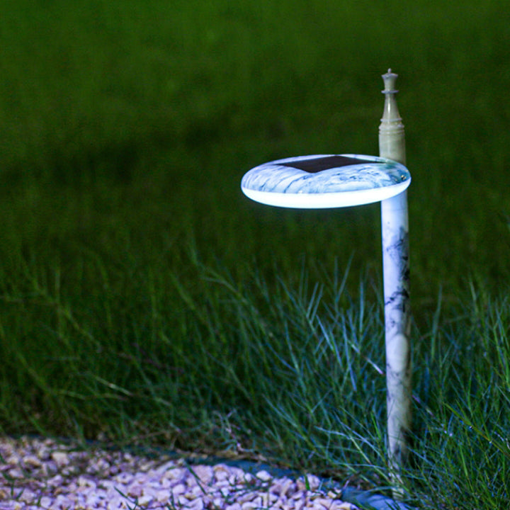 Traditionelle chinesische wasserdichte runde ABS-LED-Landschaftsbeleuchtung im Freien für Garten 