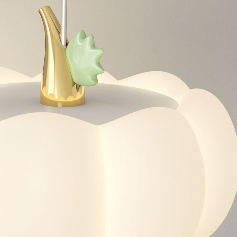Éclairage semi-encastré LED en fer PE à base de disque en forme de citrouille minimaliste moderne pour chambre 