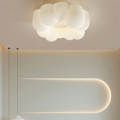 Zeitgenössische nordische Wolken-Stern-runde Eisen-ABS LED-Unterputz-Deckenleuchte für Schlafzimmer 